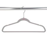 Simplify 100 Pack Kids Velvet Hangers | Slim | Non-Slip Design | Space