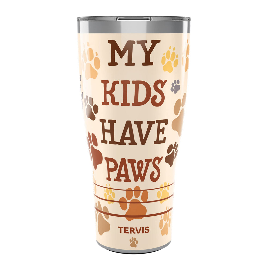 Tervis My Kids Have Paws Insulated Tumbler, 20oz, Stainless Steel