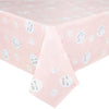 Pink Plastic Tablecloth for Cat Birthday Party (54 X in 3 Pack) Animal Rectangle Vinyl