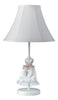 Cal Lighting BO-5690 Kids Korner One Table Lamp Lighting Accessories, White / Cream