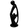 Global Crafts Hand Carved Soapstone 10-inch Tall Family Sculpture