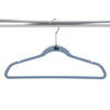 Simplify 100 Pack Kids Velvet Hangers | Slim | Non-Slip Design | Space