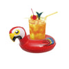 10" Inflatable Parrot Swimming Pool Floating Drink Holder Red Plastic