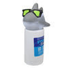 13" Gray and White Hydrotools Cool Shark Swimming Pool Dispenser Grey Plastic