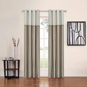 Girls 84 Inch Latte Brown Gray Diamond Striped Curtain Single Panel, Brown Color Drapes Trellis Pattern Window Treatments Stylish Casual Kids Themed Color Block Vertical Lines Design Polyester