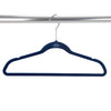 Simplify 100 Pack Kids Velvet Hangers | Slim | Non-Slip Design | Space