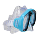 6.25" Aqua Blue and Clear Adjustable Strap Recreational Swim