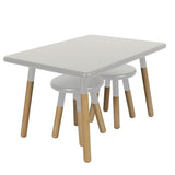 ACEssentials Kids Dipped Table and Stool Set