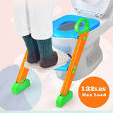 Potty Training Toilet Seat with Steps Stool Ladder Multicolor