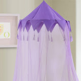 Sheer Harlequin Collapsible Hoop Kids Bed Canopy