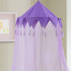 Sheer Harlequin Collapsible Hoop Kids Bed Canopy