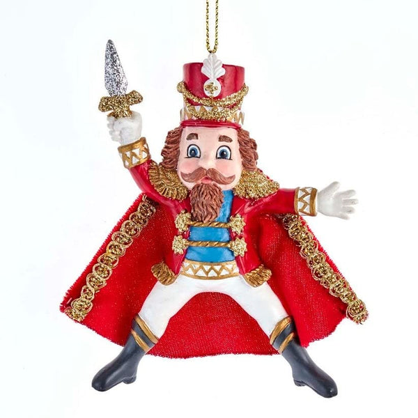 4.25" Nutcracker Children's Prince Ornament Ceramic