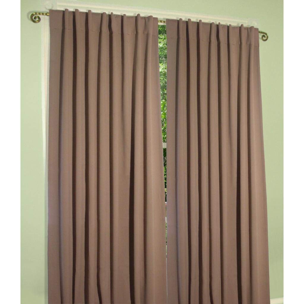 Ricardo Ultimate Black Out 2-Way Pocket Panel, Sand, 56" W x 84" L (Single Panel) | Room Darkening Curtain Panel for Living Room, Bedroom & Nursery | Blocks 99.8% of Light