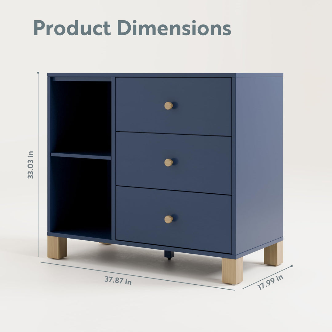 Storkcraft 3 Drawer Combo Dresser