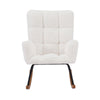 Rocking Chair Mid-Century Modern Nursery Armchair Upholstered Tall