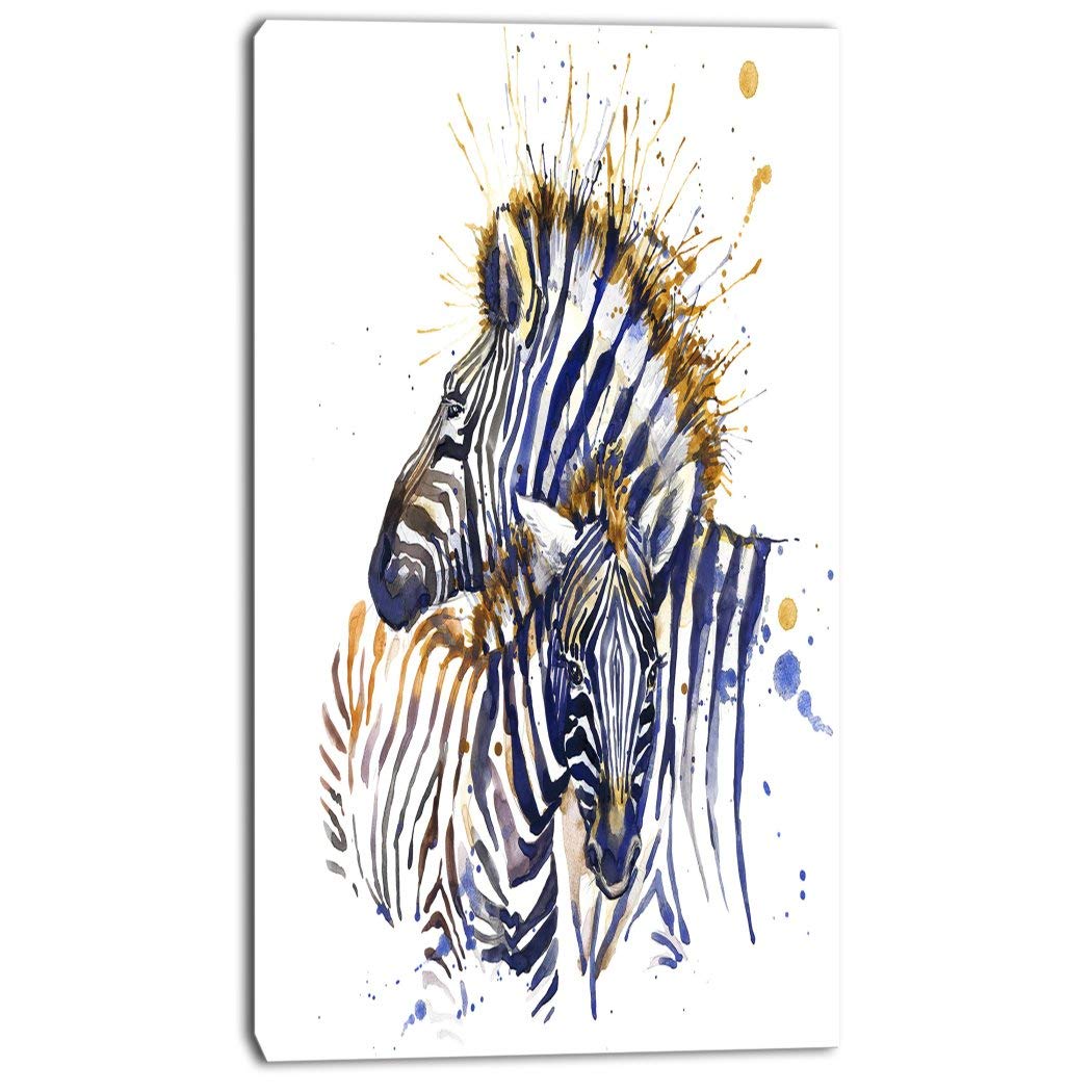 12' x 20 Zebra Pattern Wall Art Rectangle Zoo