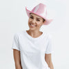 Cow Print Cowboy Hat For Women Girls Western Pink Halloween Costume