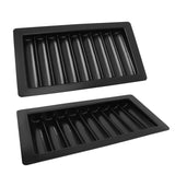 9-Row Casino Poker Table Dealer Chip Tray. Custom Rack/Holder for Chips Black