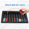 9-Row Casino Poker Table Dealer Tray. Custom Rack/Holder for