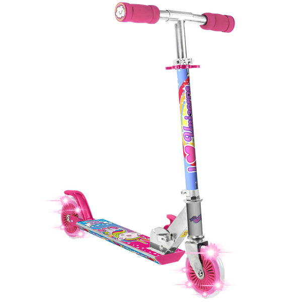 Ozbozz Unicorn Magical Sparkles Scooter with Flashing Wheels