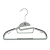 Simplify Kids 12 Pack Collar Ultimate Hangers, Non Slip Slim Space Savers, No More Stretching Baby Clothes, Light Grey (3229-LGREY)