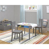 Sorelle Furniture Kids Wood Table and Chair Set (2 Chairs Included)