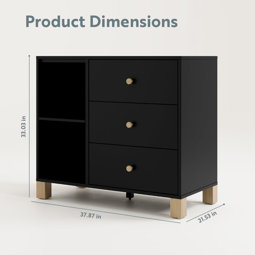 Storkcraft 3 Drawer Combo Dresser