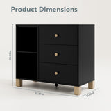 Storkcraft 3 Drawer Combo Dresser