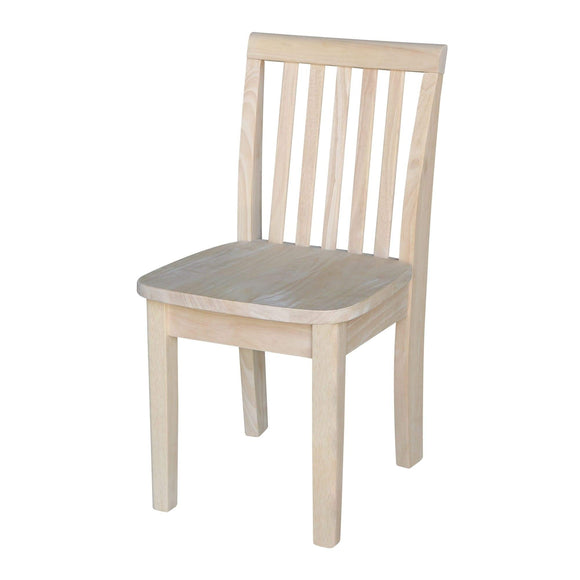 Children's Mission Chairs (Set of 2) Brown Traditional Wood