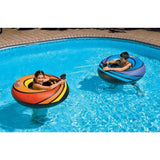 Set of 2 Blue and Orange Inflatable Power Blaster Inner Tubes