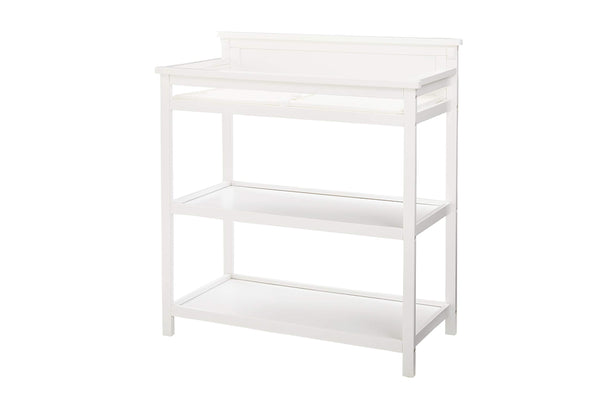 Imagio Baby Emery Changer with Shelves and Pad, White