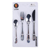 and Berries Stainless Steel Kid's Flatware Set of 4 7"