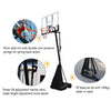 7.5ft 10ft Height Adjustable Portable Basketball Hoop