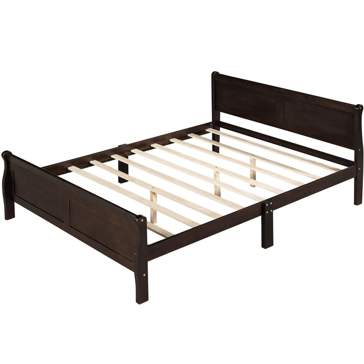 Classic and Stylish Design Full Size Upholstered Platform Bed House