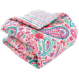 Kids Girls Teen Paisley Comforter Set Colorful