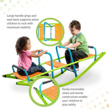 Kids Seesaw 3-Person Metal Age 3-10 59.44" l X 18.11" w 20.47" h