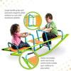 Kids Seesaw 3-Person Metal Age 3-10 59.44" l X 18.11" w 20.47" h