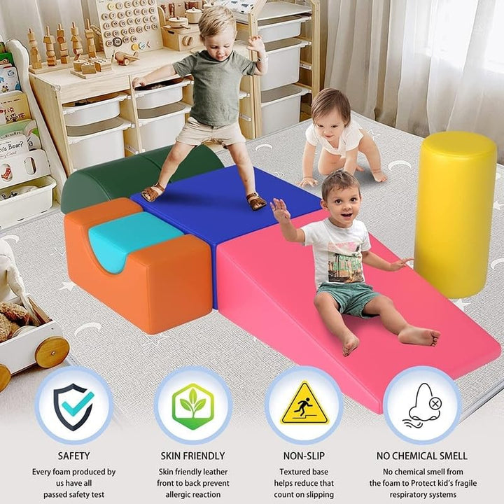 Climb Crawl Foam Activity Play Set Indoor Climbing Toys