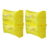 Set of 2 Inflatable Yellow Swimming Pool Arm Floats 8-inch 8" Plastic