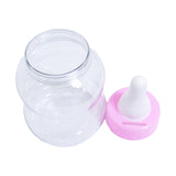 Set of 6 Pink Plastic Baby Milk Bottle Piggy Bank Shower Party Candy