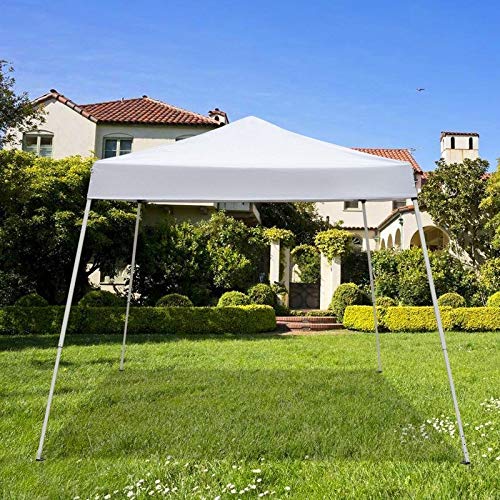 10 X Ft. Outdoor Party Gazebo Camping Canopy White Without Wall Polyester Includes Carry Bag