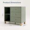 Storkcraft 3 Drawer Combo Dresser