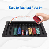 10-Row Casino Poker Table Dealer p Tray. Custom Rack/Holder for