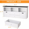 Kids Bookshelf and Toy Storage White Casual