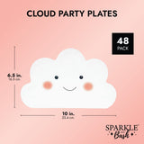 Cloud arty lates For Baby Shower Or Birthday (6.4 X 10 In White 48