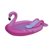 83" Inflatable Pink Flamingo Pool with Sprayer