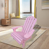 Outdoor Pink Wood Children Chair Modern Contemporary Finish Arm