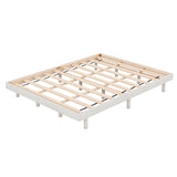 Wooden Queen Platform Bed Frame for Kids Teens Adults Size Bedframe