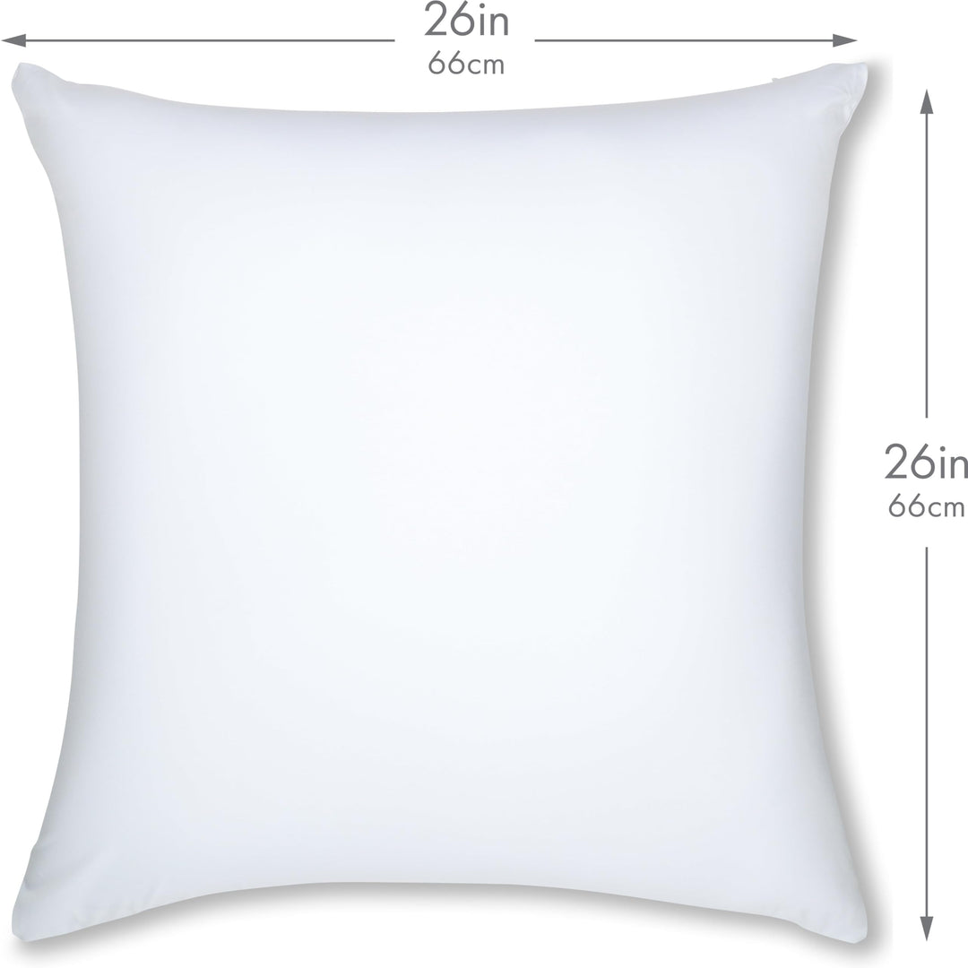 Throw Pillow Cozy Soft Microbead White: 1 Pc