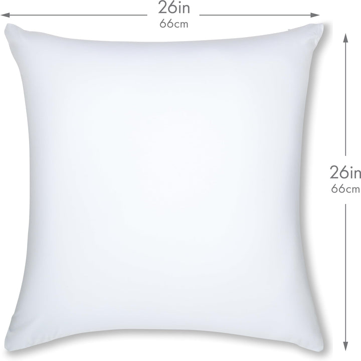 Throw Pillow Cozy Soft Microbead White: 1 Pc